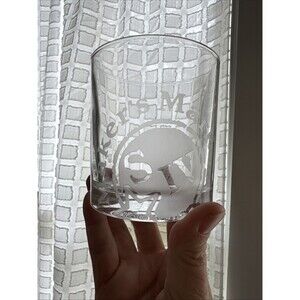 Limited Edition MAKER’S MARK Bourbon Satin Etch SIV Rocks Glass EUC